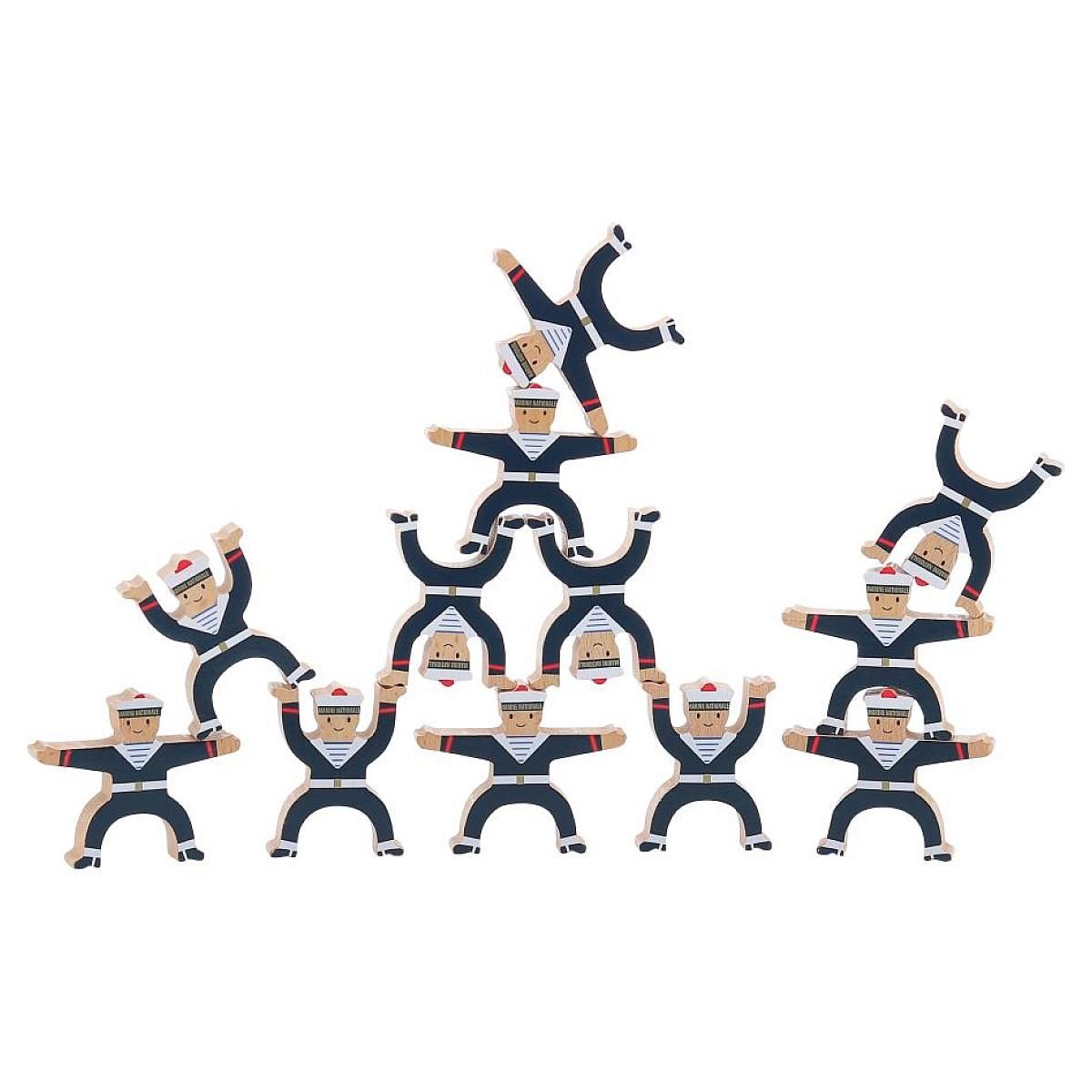 Vilac Jeu d'équilibre les p'tits matelots - marine nationale