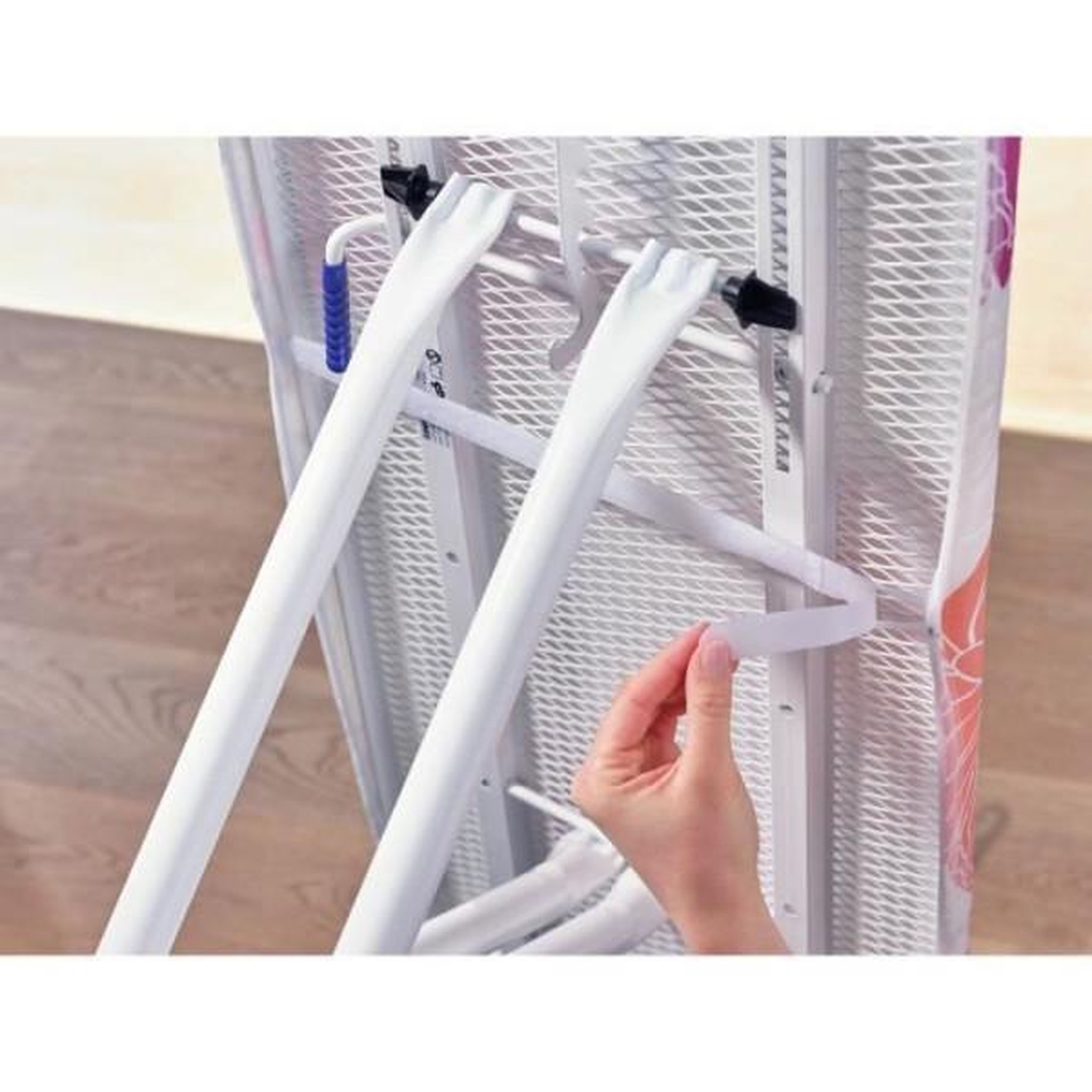 Voir la diapositive 3 : Leifheit Housse table a repasser leifheit cotton comfort l 71602, rembourrage en molleton de 3 mm, pour planche a repasser max. 140 x 45