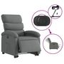 Voir la diapositive 5 : VIDAXL Fauteuil inclinable electrique gris fonce tissu