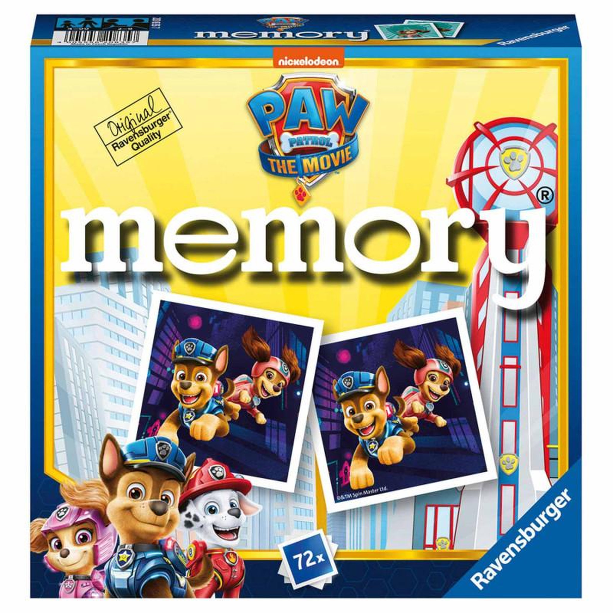 RAVENSBURGER Ravensburger - Paw Patrol The Movie Memory 208357