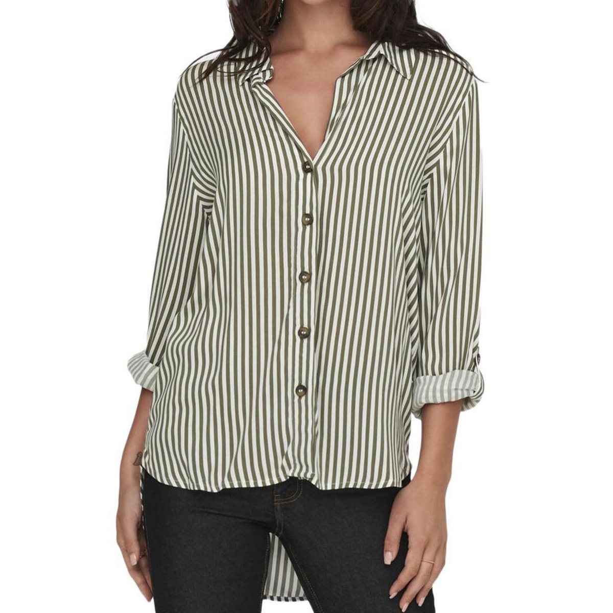 JACQUELINE DE YONG Chemise à Rayures Blanc/ Femme JDY  aurel