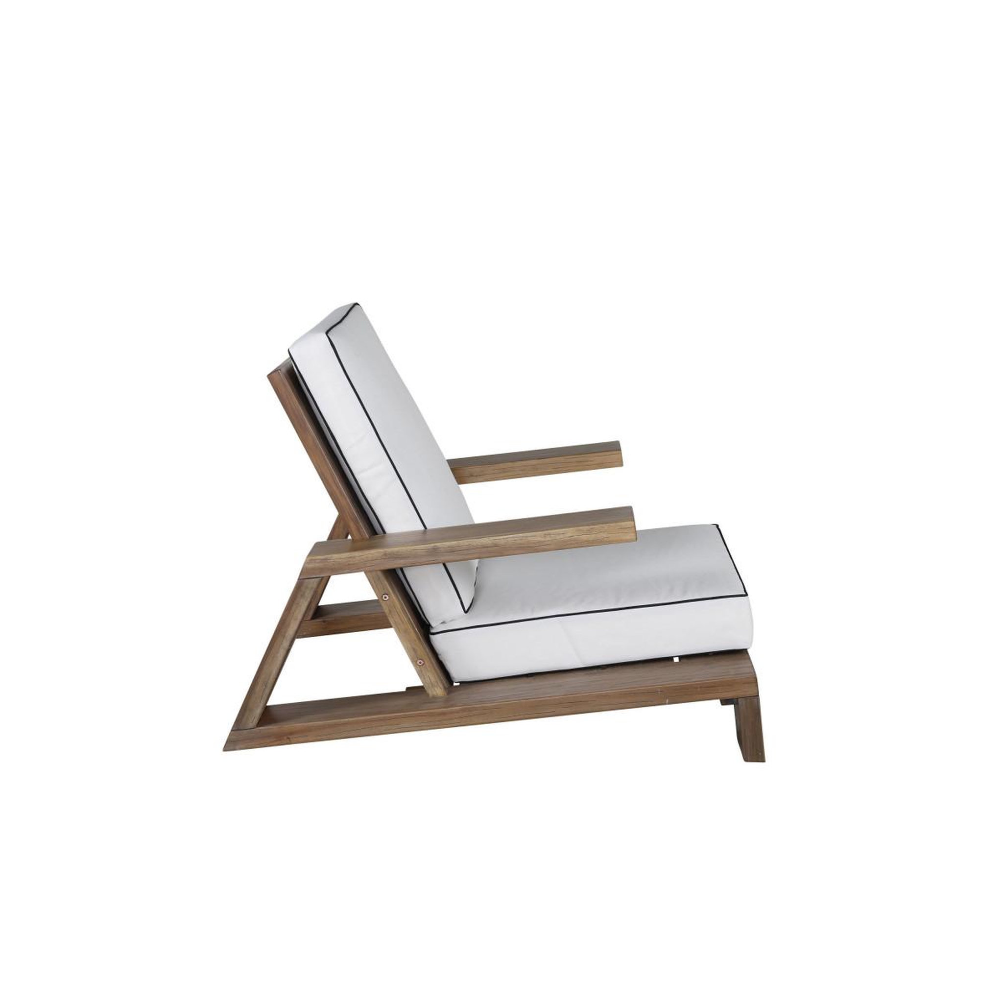 Voir la diapositive 3 : Paris Prix Fauteuil de jardin en bois  daria  100cm marron