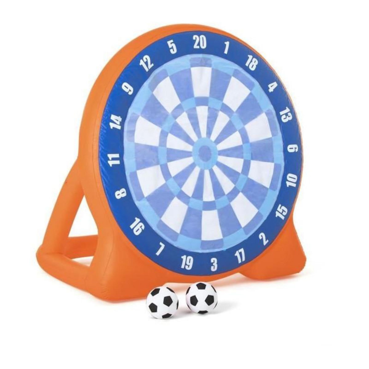 BESTWAY Jeu de fléchettes gonflable géant avec ballons - BESTWAY - All Star - Cible de football a scratch - Base lestée