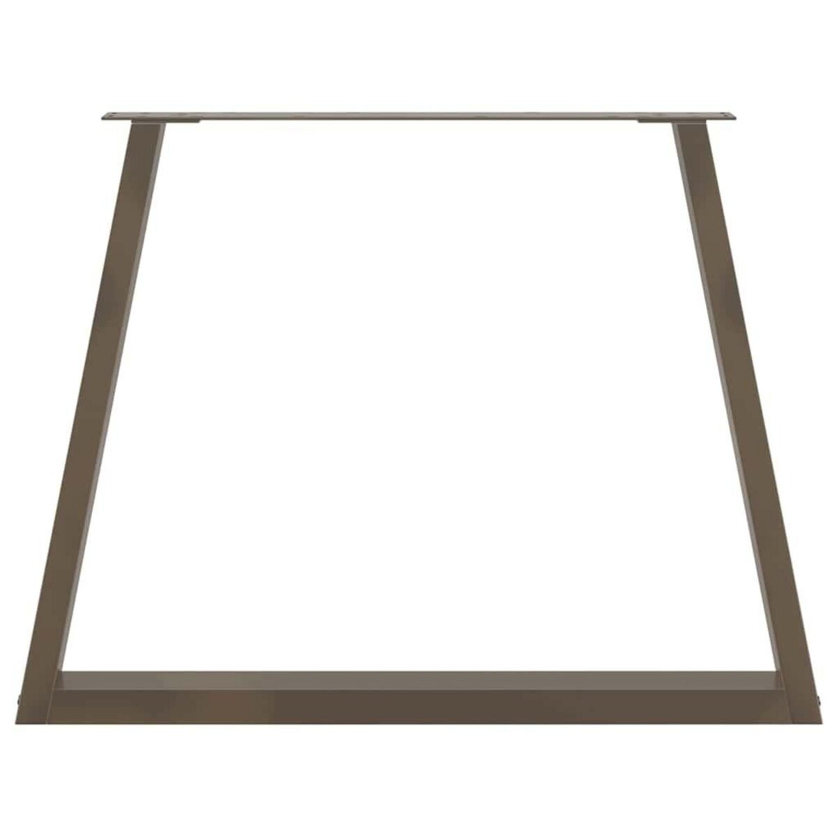 VIDAXL Pieds de table a manger forme de V 3 pcs 90x(72-73,3) cm acier