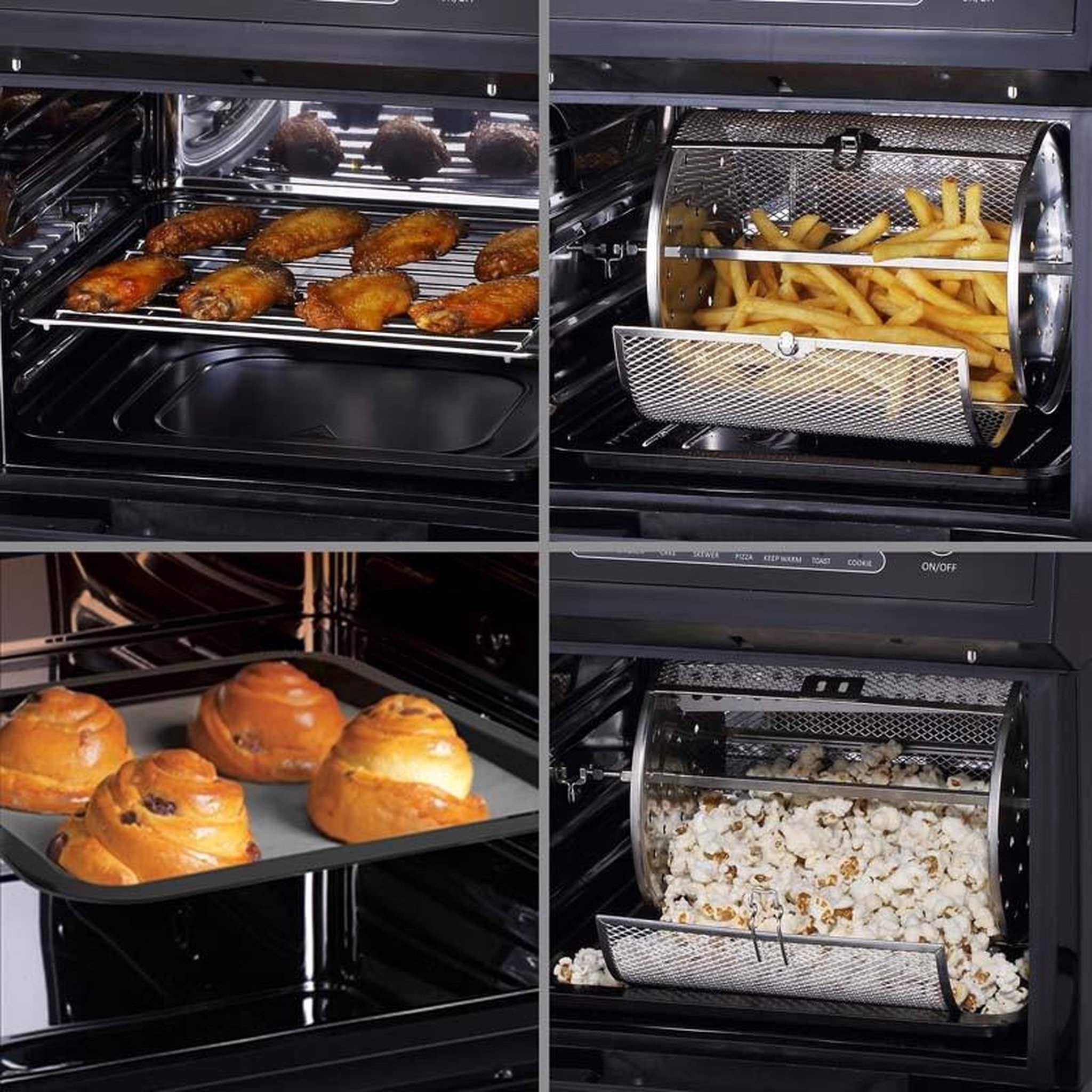 Voir la diapositive 3 : KITCHENCOOK Four à Air Chaud De Multifonction Et Friteuse Sans Huile Airbay De Kichencook