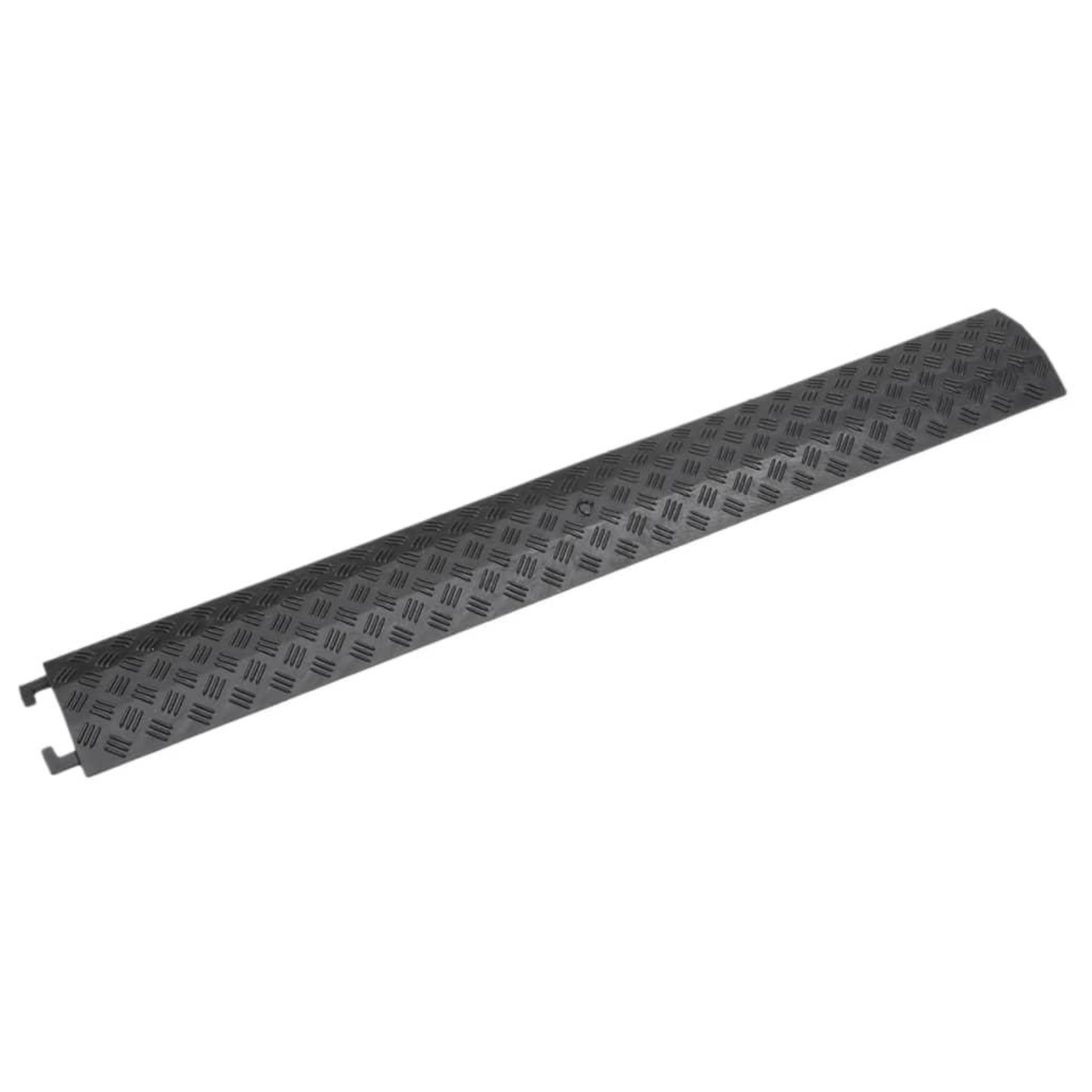 Voir la diapositive 2 : VIDAXL Rampes de protection de cable 2 pcs 98,5 cm Noir