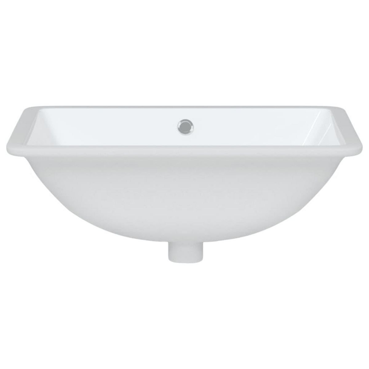 VIDAXL Evier salle de bain blanc rectangulaire ceramique