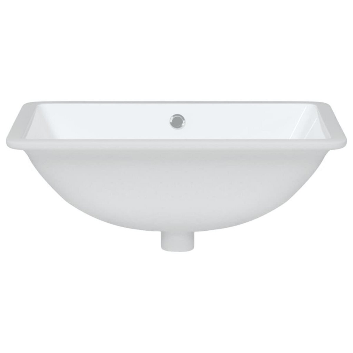 VIDAXL Evier salle de bain blanc rectangulaire ceramique