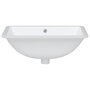 Voir la diapositive 4 : VIDAXL Evier salle de bain blanc rectangulaire ceramique