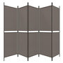 Voir la diapositive 5 : VIDAXL Cloison de separation 5 panneaux Anthracite 250x180 cm Tissu