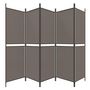 Voir la diapositive 5 : VIDAXL Cloison de separation 5 panneaux Anthracite 250x180 cm Tissu
