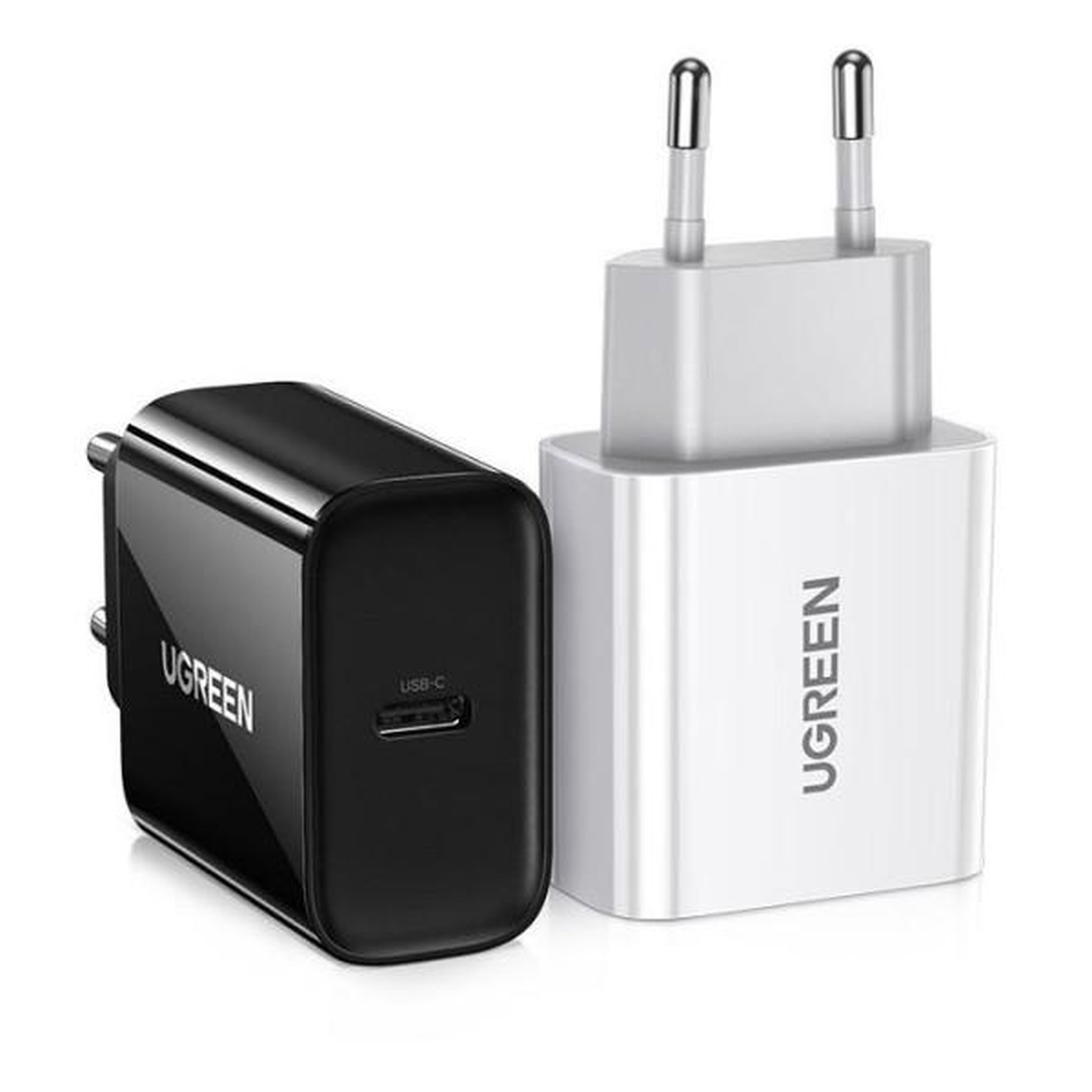 Voir la diapositive 2 : UGREEN Chargeur secteur - UGREEN - 1 Port USB-C - 20W - Noir