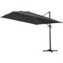 Voir la diapositive 2 : Habitat et Jardin Parasol jardin déporté Alu  Sun 4  - Rectangle - 3 x 4 m + Housse de protection - Noir