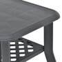 Voir la diapositive 5 : VIDAXL Table basse Anthracite 90x60x46 cm Plastique