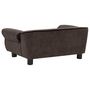 Voir la diapositive 5 : VIDAXL Canape pour chien Marron 72x45x30 cm Peluche