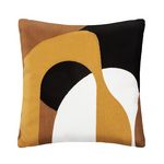 ATMOSPHERA Coussin Noir/Blanc/ Atmosphera Hary. Coloris disponibles : Jaune