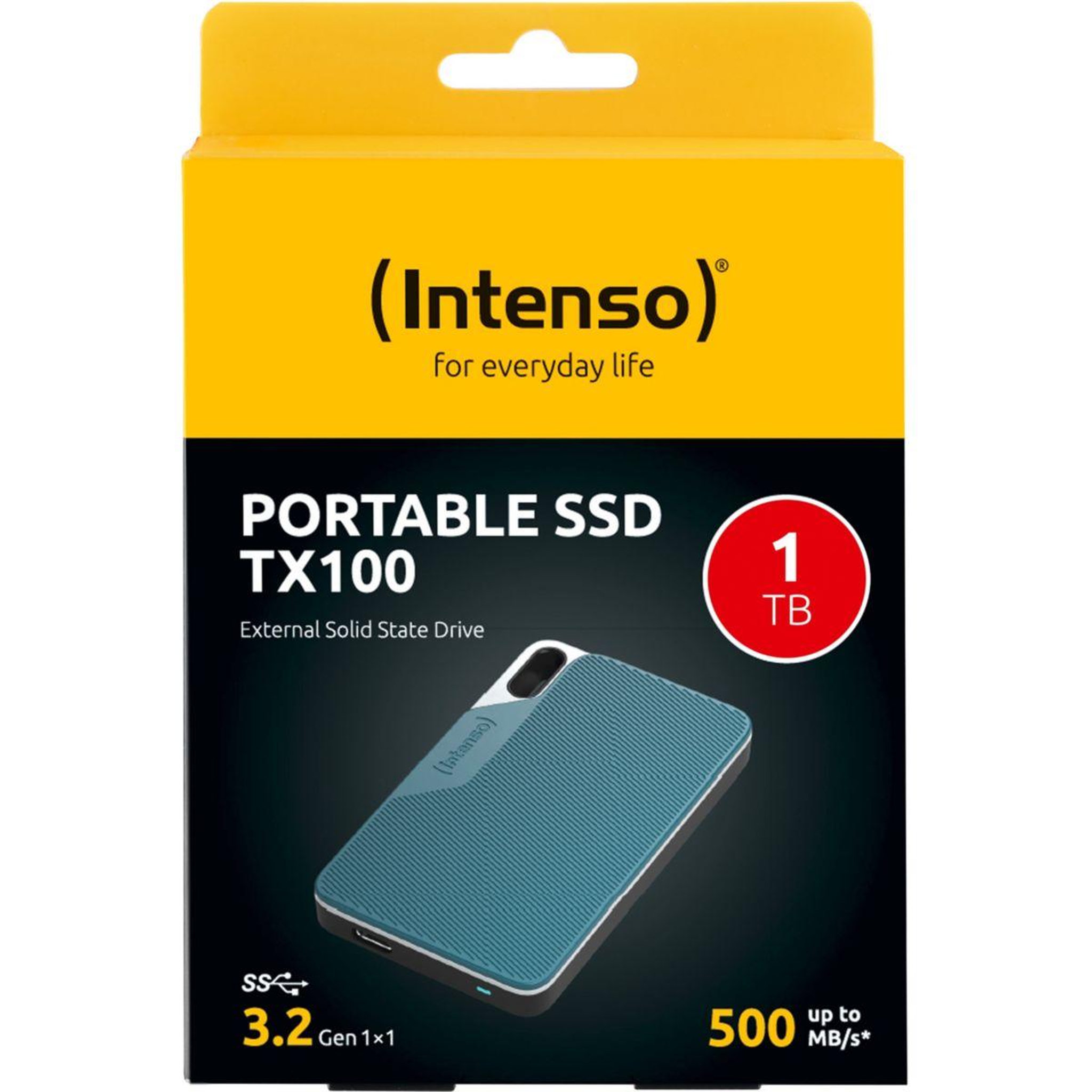 Voir la diapositive 2 : Intenso Disque dur SSD externe 1to TX100