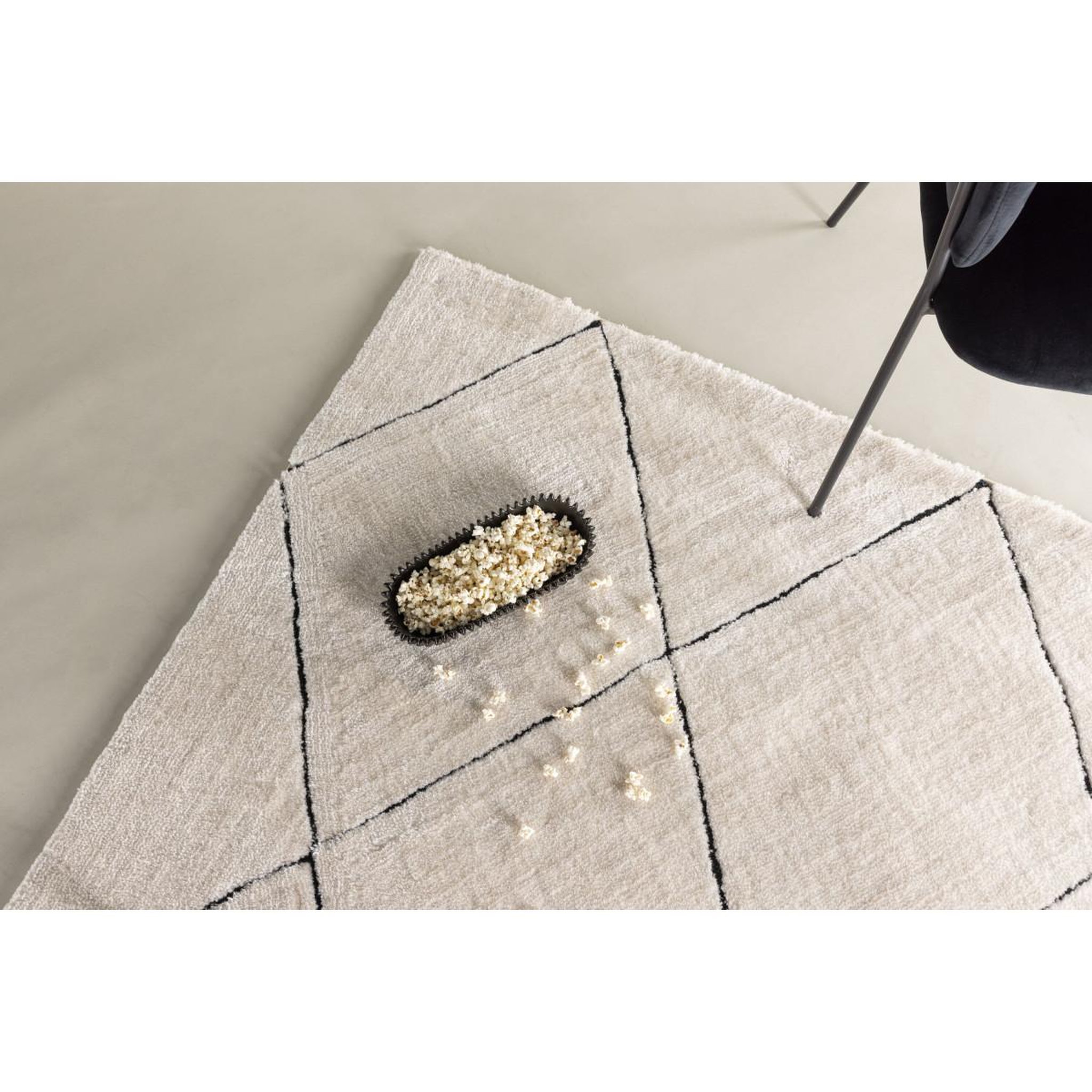 Voir la diapositive 5 : Paris Prix Tapis déco shaggy  patrik  200x290cm blanc