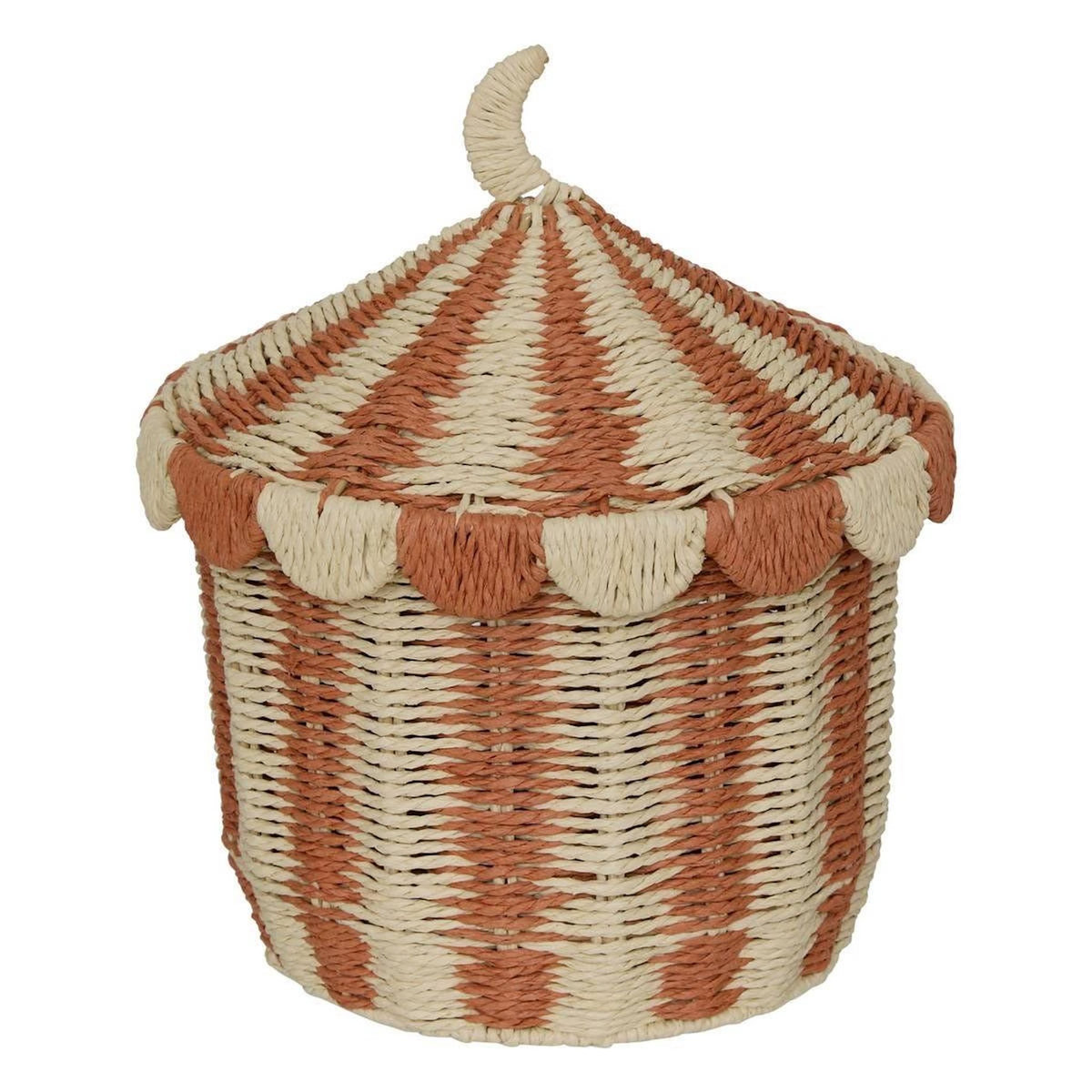 Atmosphera Kids Lot de 2 Paniers de Rangement  Bella  42cm Multicolore