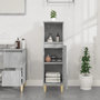Voir la diapositive 3 : VIDAXL Armoire de salle de bain gris beton 30x30x100 cm