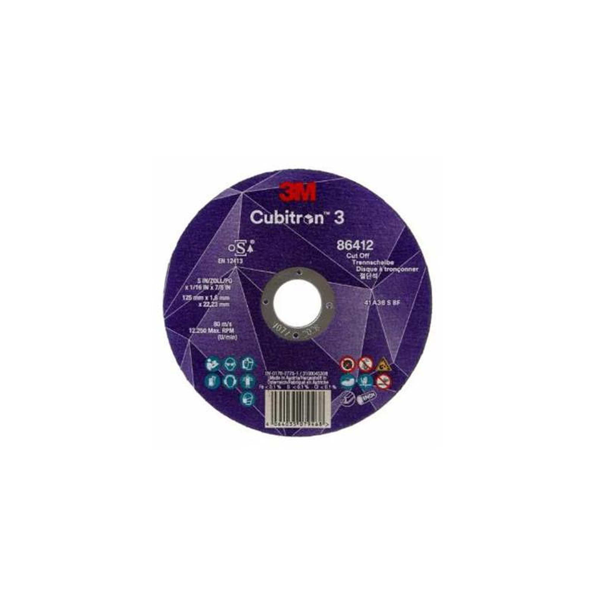 3M Disque à tronçonner CUBITRON III 230x2x22,23mm 3M 88732C3