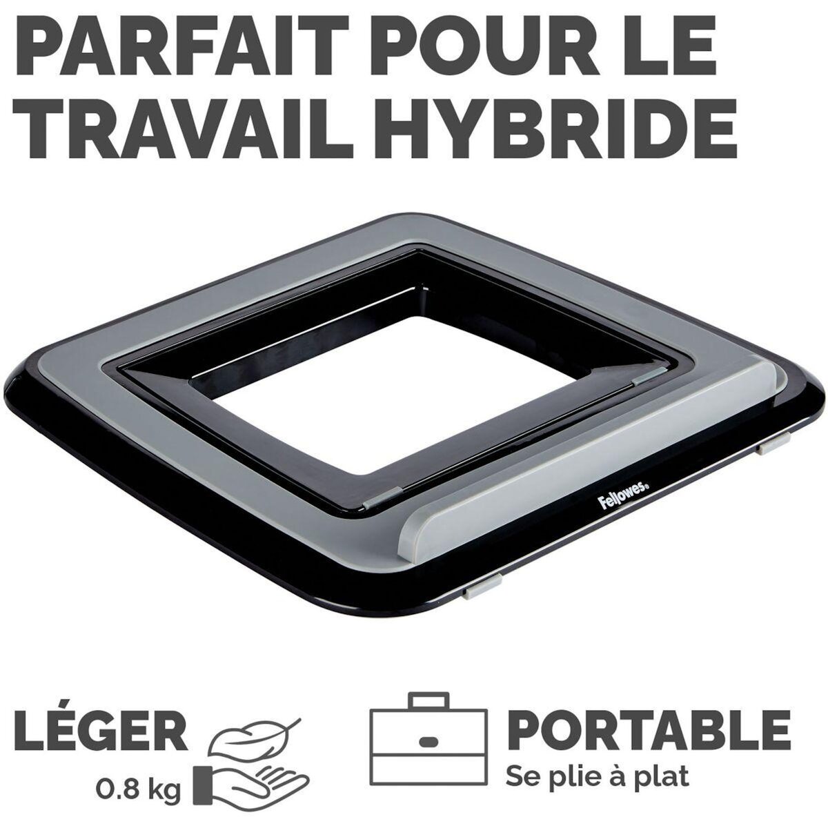 Fellowes SUPPORT pc portable ergonomique Quicklift I noir