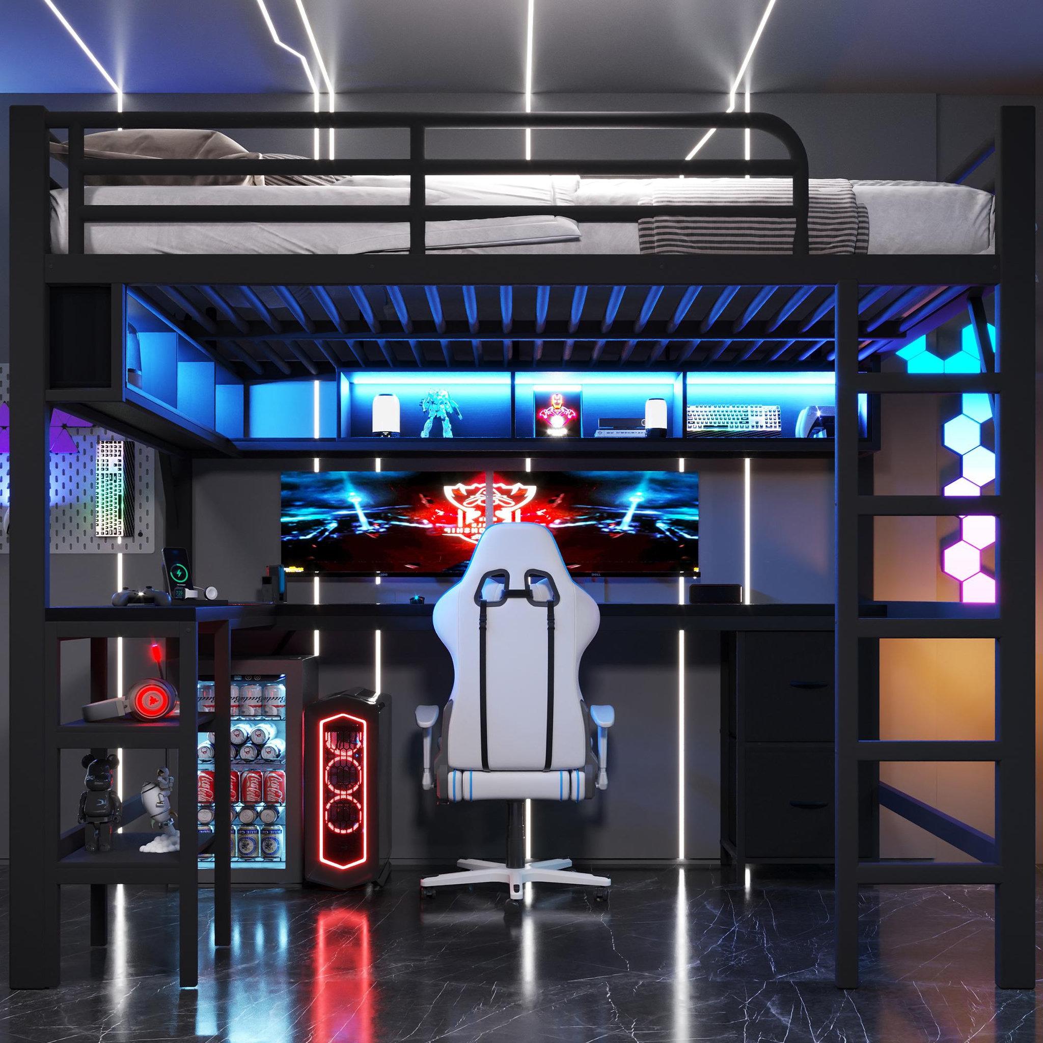 Voir la diapositive 2 : MERAX Lit mezzanine