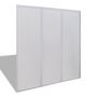 Voir la diapositive 2 : VIDAXL Pare baignoire a 3 volets retractables 141 x 132 cm