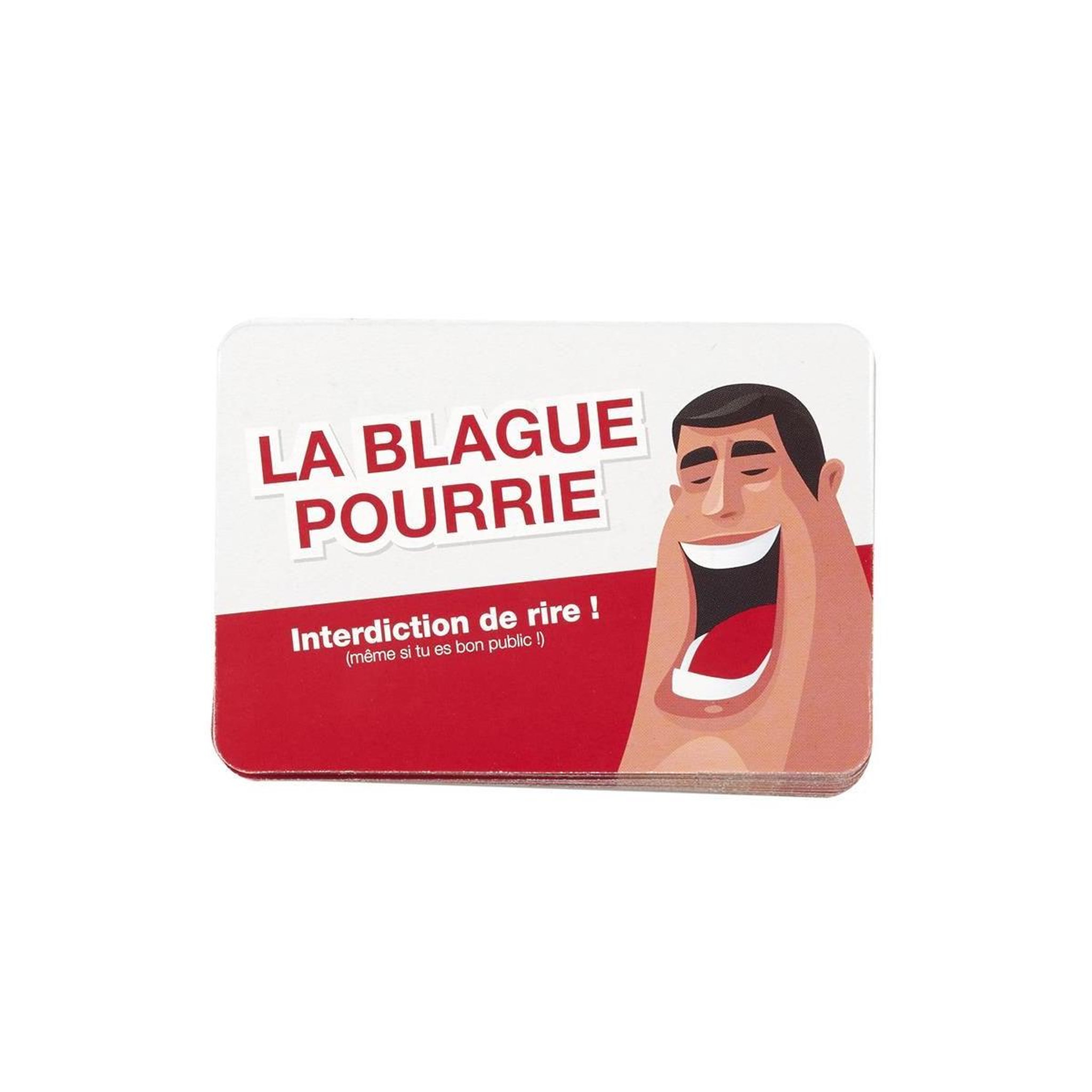 Voir la diapositive 2 : MISTER GADGET Jeu des blagues pourries  50 cartes  9cm rouge