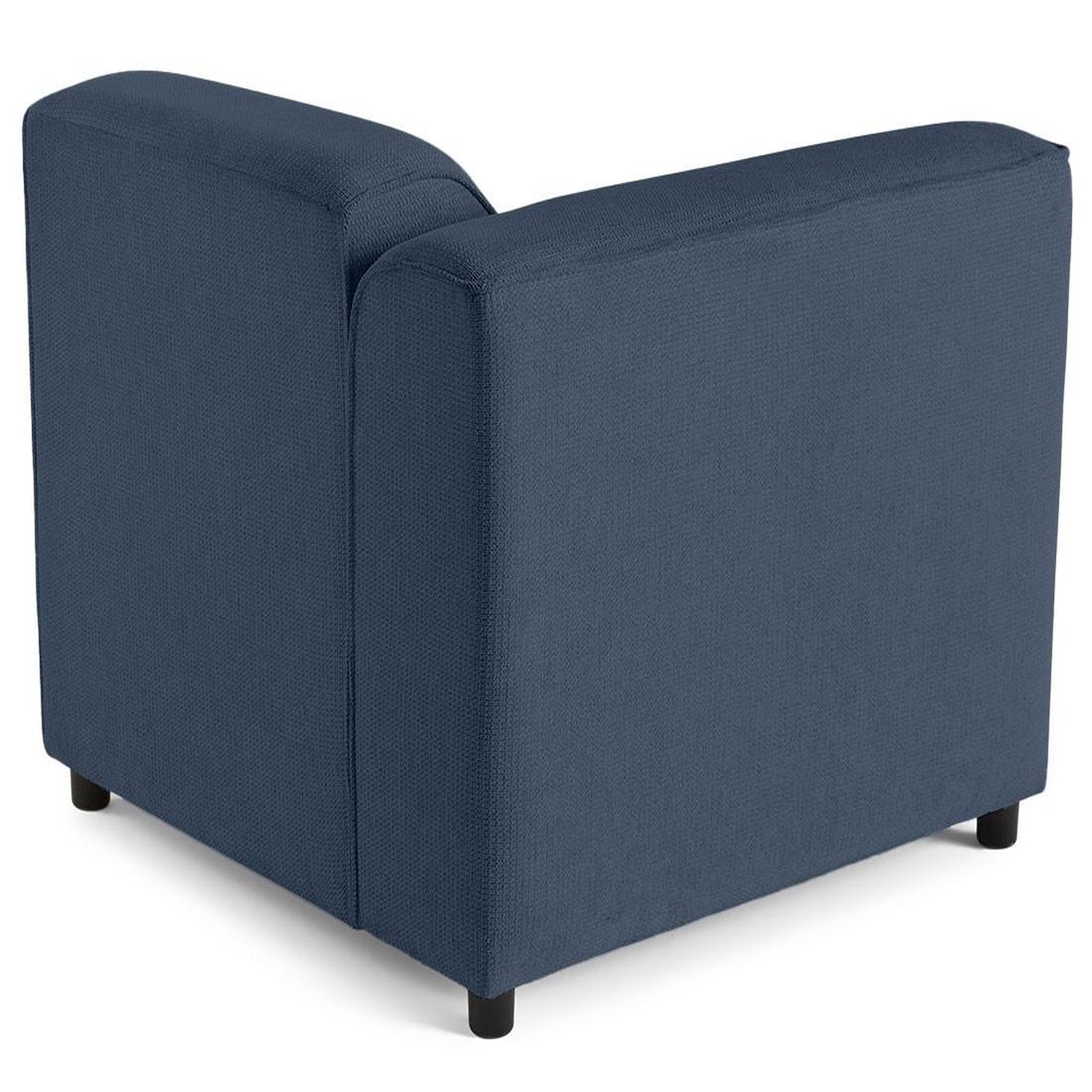 Voir la diapositive 5 : LISA DESIGN Suaro - module d'assise d'angle gauche en tissu texturé