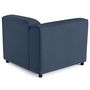 Voir la diapositive 5 : LISA DESIGN Suaro - module d'assise d'angle gauche en tissu texturé