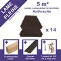 Voir la diapositive 3 : GREEN OUTSIDE Pack Lame pleine de terrasse 