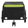 Voir la diapositive 6 : VIDAXL Remorque de vélo noir et vert 45 kg fer