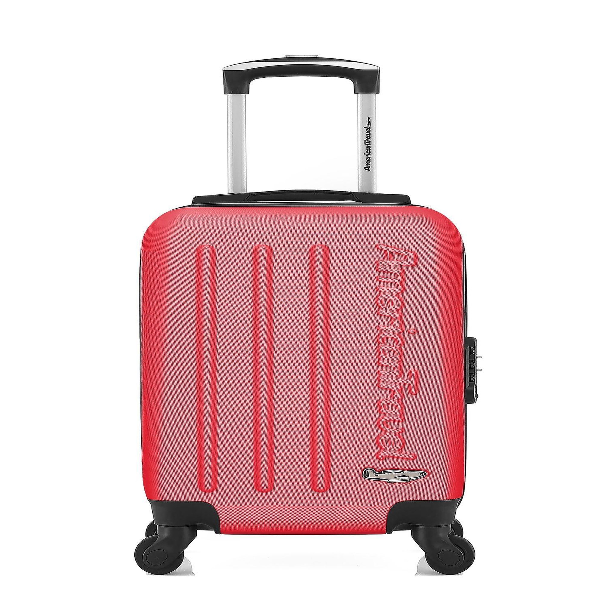 AMERICAN TRAVEL American travel - valise cabine xxs bronx 46 cm 4 roues. Coloris disponibles : Gris, Bleu