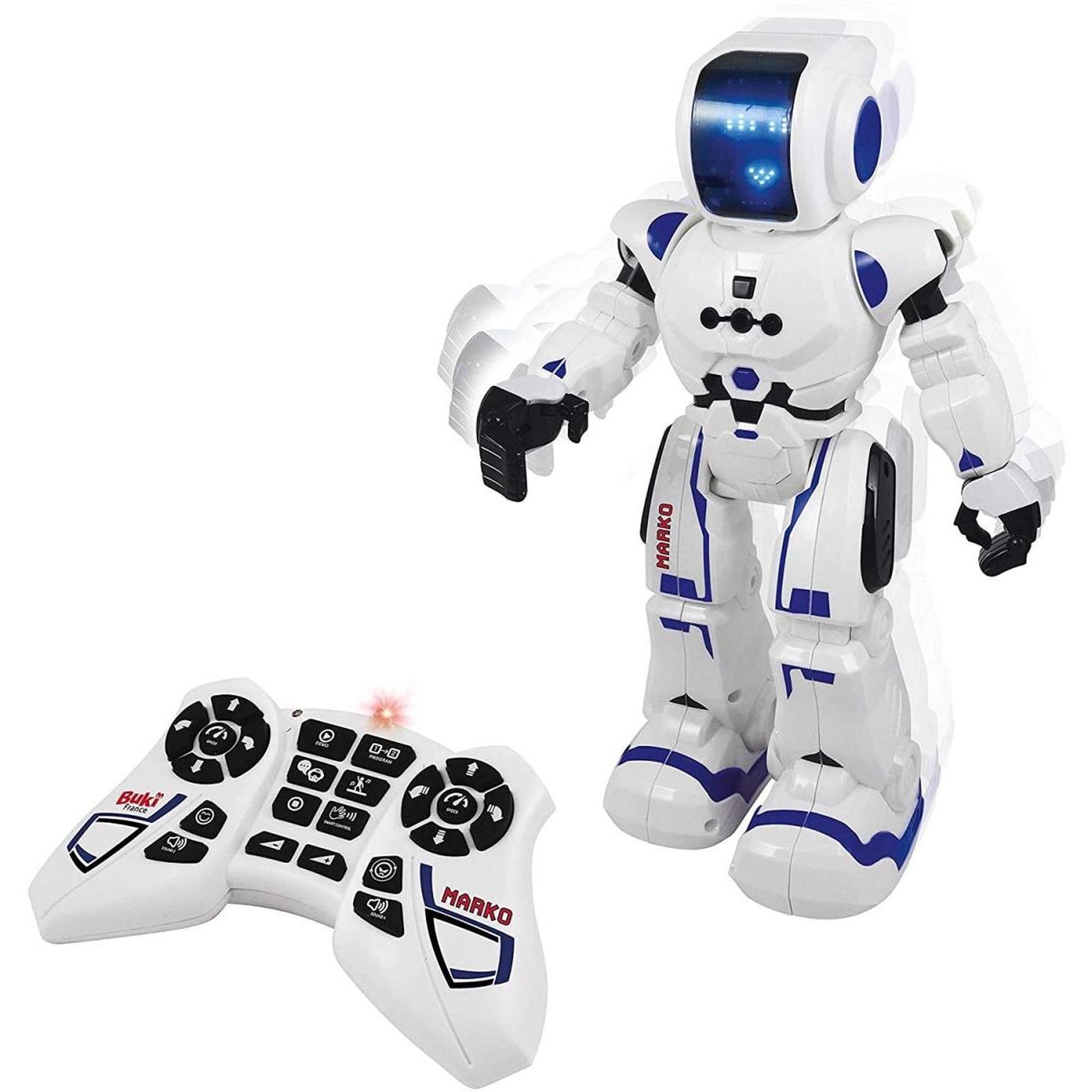Voir la diapositive 3 : BUKI Robot MARKO et ses 20 fonctions