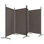 Voir la diapositive 4 : VIDAXL Cloison de separation 4 panneaux Anthracite 346x180 cm Tissu