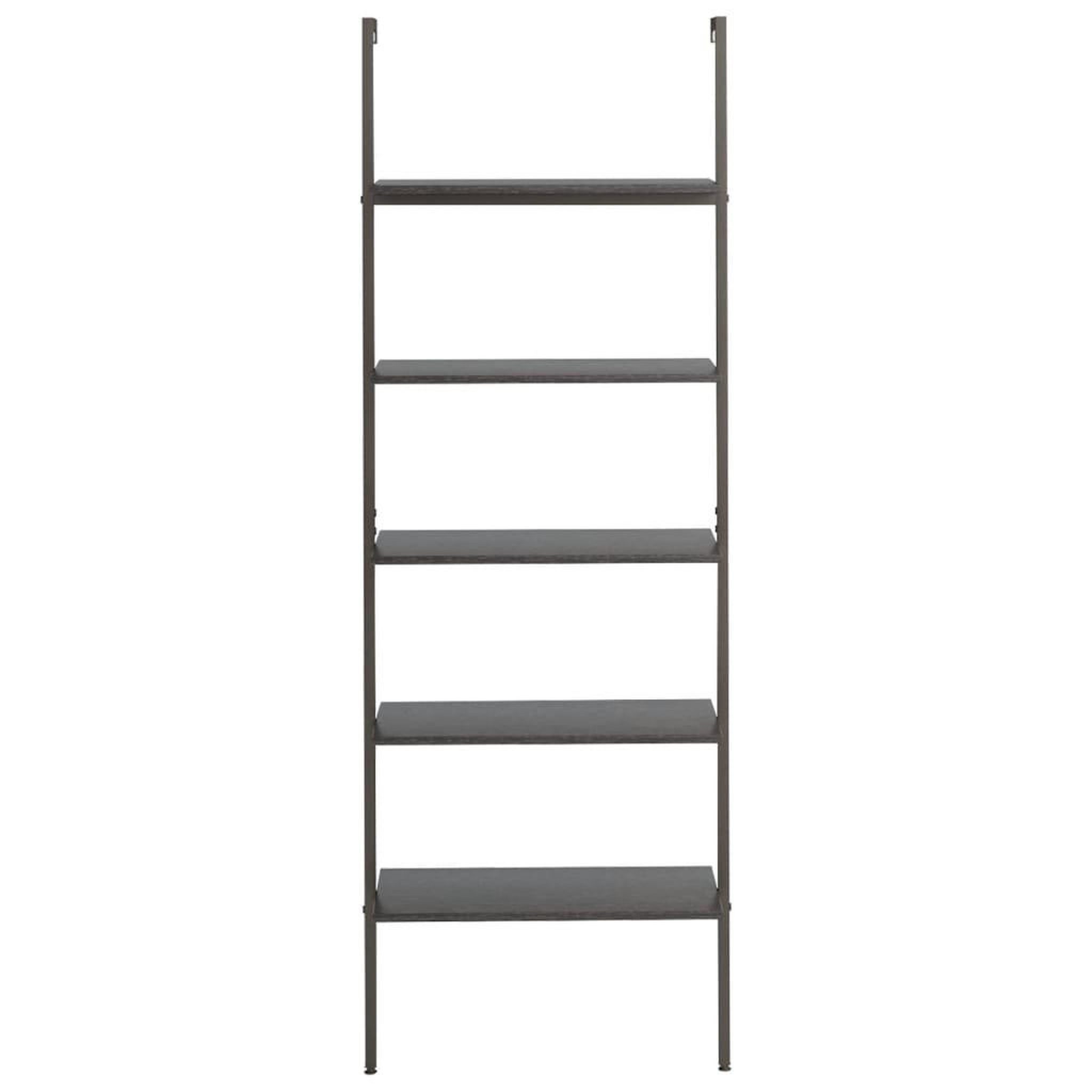 Voir la diapositive 3 : VIDAXL Etagere inclinee a 5 niveaux Noir 64x35x185 cm
