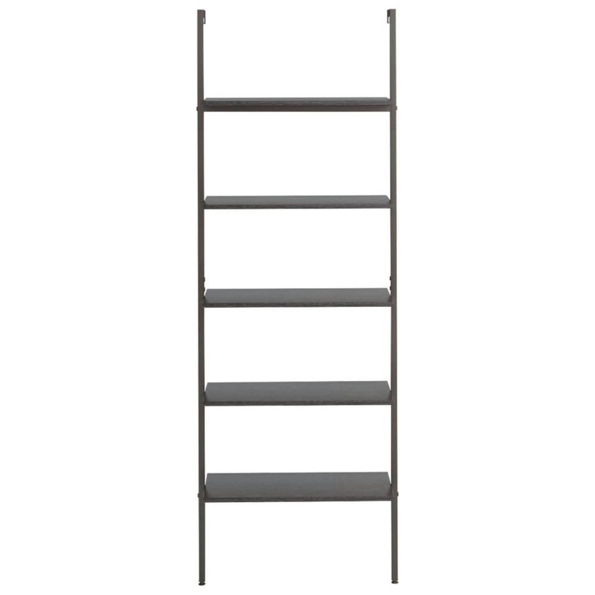 VIDAXL Etagere inclinee a 5 niveaux Noir 64x35x185 cm