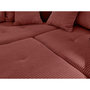 Voir la diapositive 2 : LISA DESIGN Rune - canapé panoramique d'angle gauche - 7 places - en velours côtelé