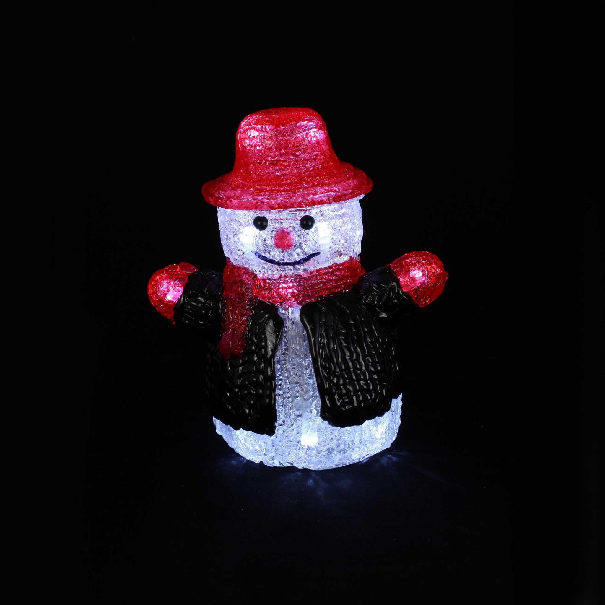 Voir la diapositive 2 : Eden Bonhomme de neige avec sa veste a led