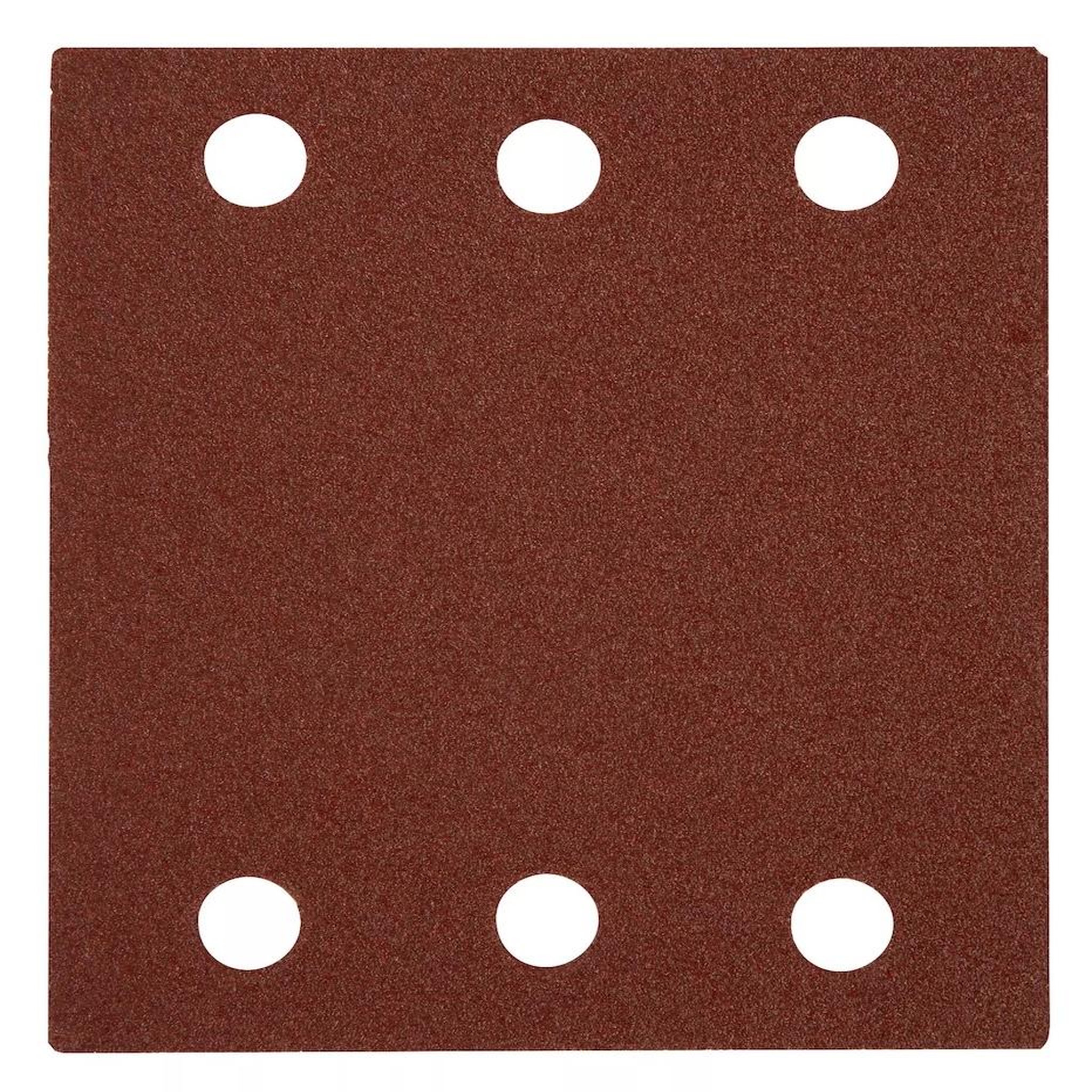 Einhell Feuilles abrasives pour ponceuse orbitale – 102 x 114 mm – Grain P40 à P240 – Lot de 12