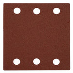 Einhell Feuilles abrasives pour ponceuse orbitale – 102 x 114 mm – Grain P40 à P240 – Lot de 12