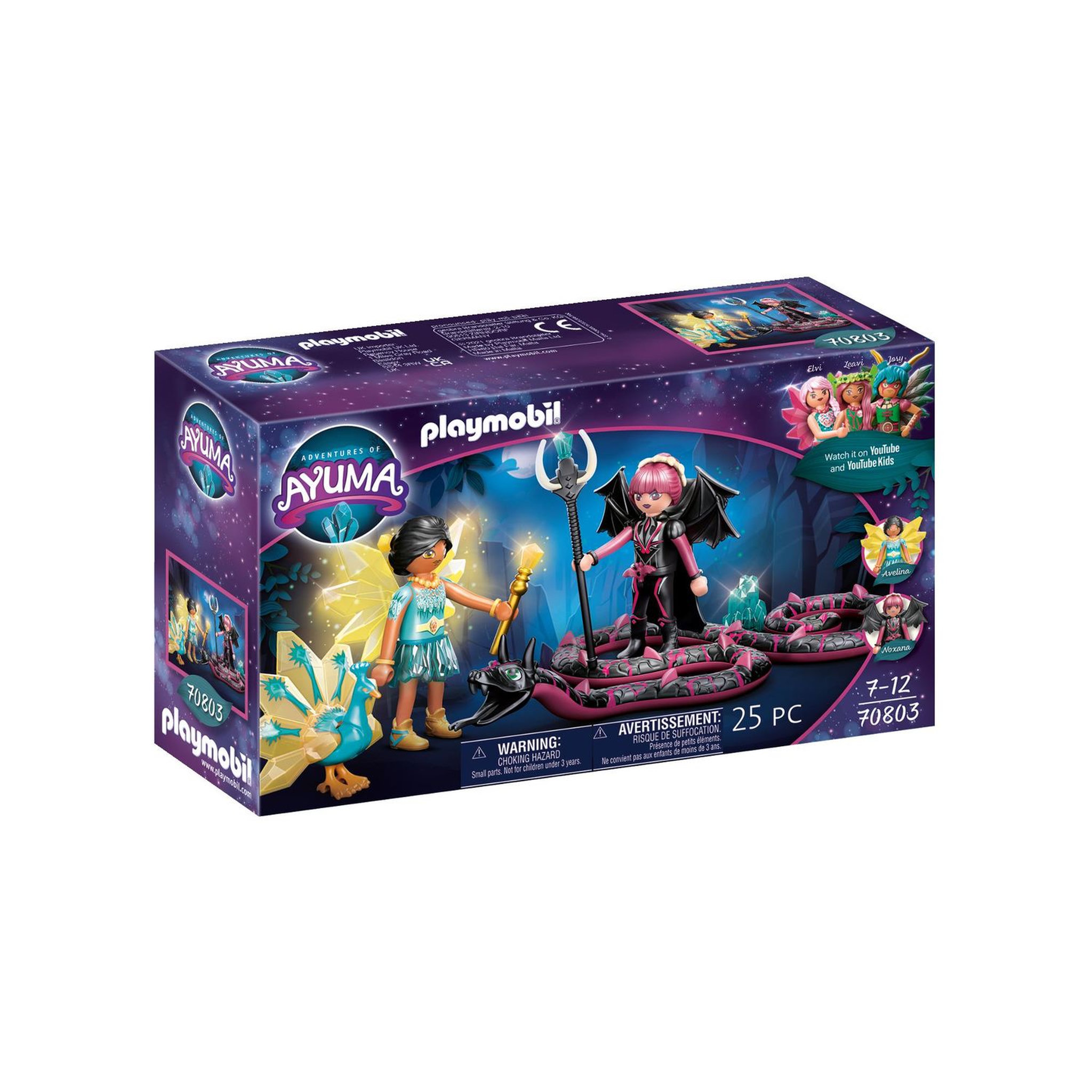 Voir la diapositive 1 : PLAYMOBIL 70803 AYUMA - Crystal Fairy et Bat Fairy avec animaux
