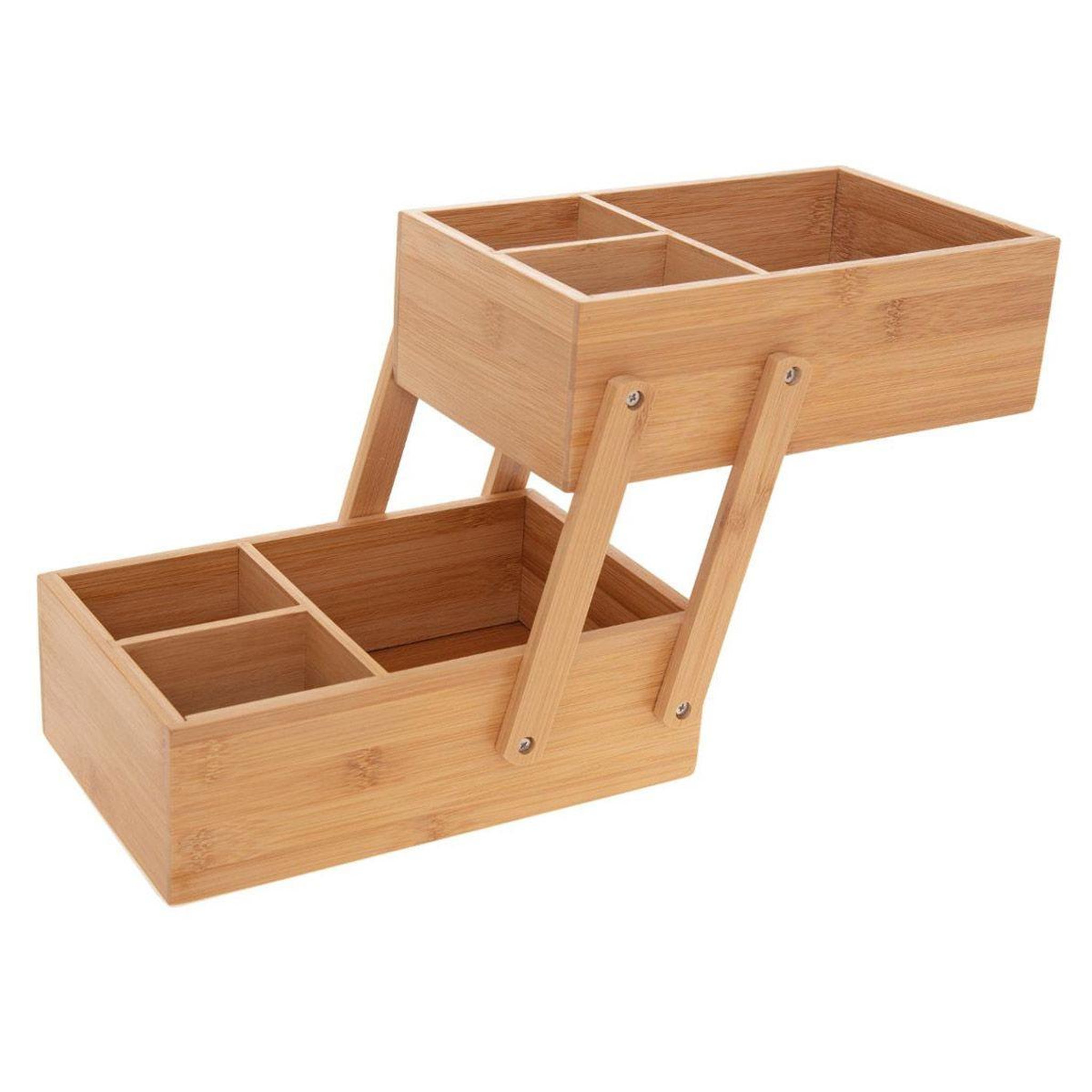 Voir la diapositive 2 : FIVE Organiseur 2 étages bambou  natureo  38cm naturel