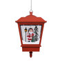 Voir la diapositive 4 : VIDAXL Lampe suspendue de Noël lumiere LED Pere Noël Rouge 27x27x45 cm