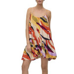 Vero Moda Robe Coloré Jaune/Écru Femme Vero Moda Tilly Singlet. Coloris disponibles : Multicolore