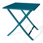 Voir la diapositive 1 : Paris Prix Table de Jardin Pliante  Marius  70cm Bleu Canard