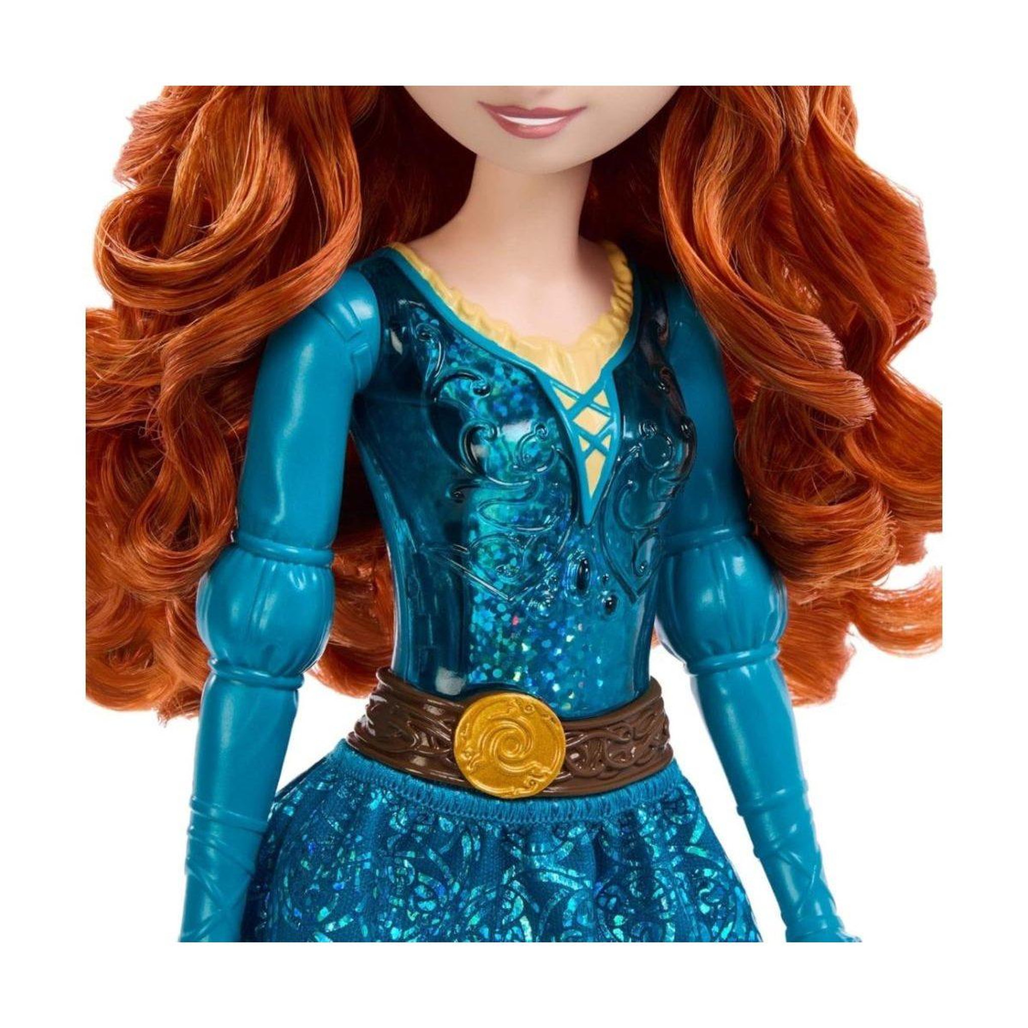 Voir la diapositive 4 : MATTEL Poupée disney princess  hlw13 - mérida rebelle
