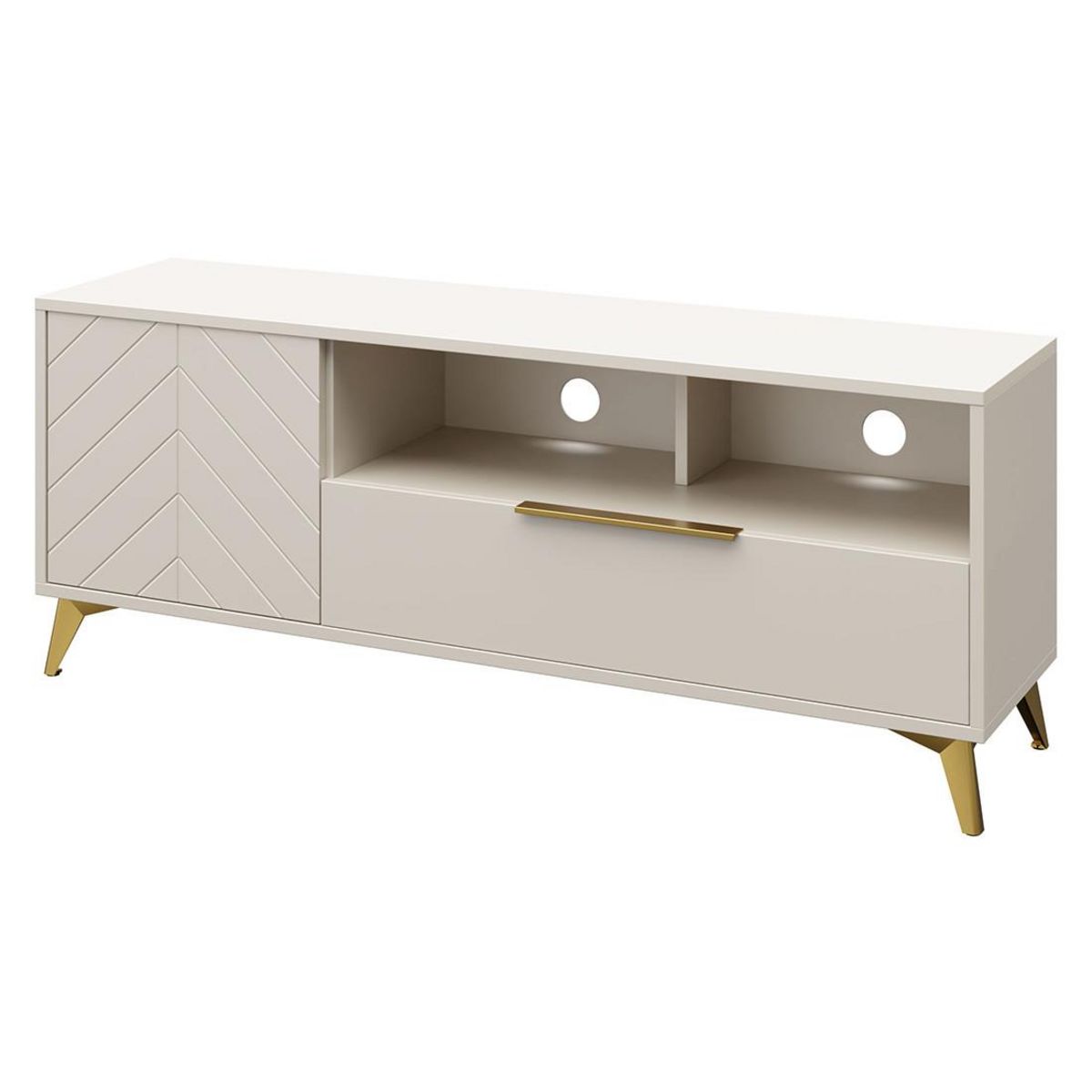 BEST MOBILIER Boccioni - meuble tv - beige - 150 cm