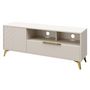 Voir la diapositive 2 : BEST MOBILIER Boccioni - meuble tv - beige - 150 cm